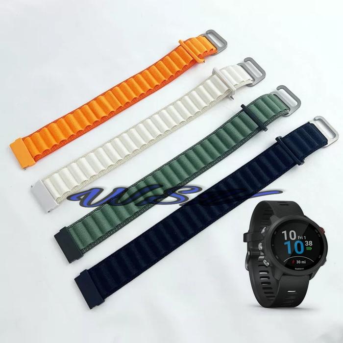 Jual Strap Garmin Forerunner 245 Fr 245 Music Tali Jam Nilon Nylon