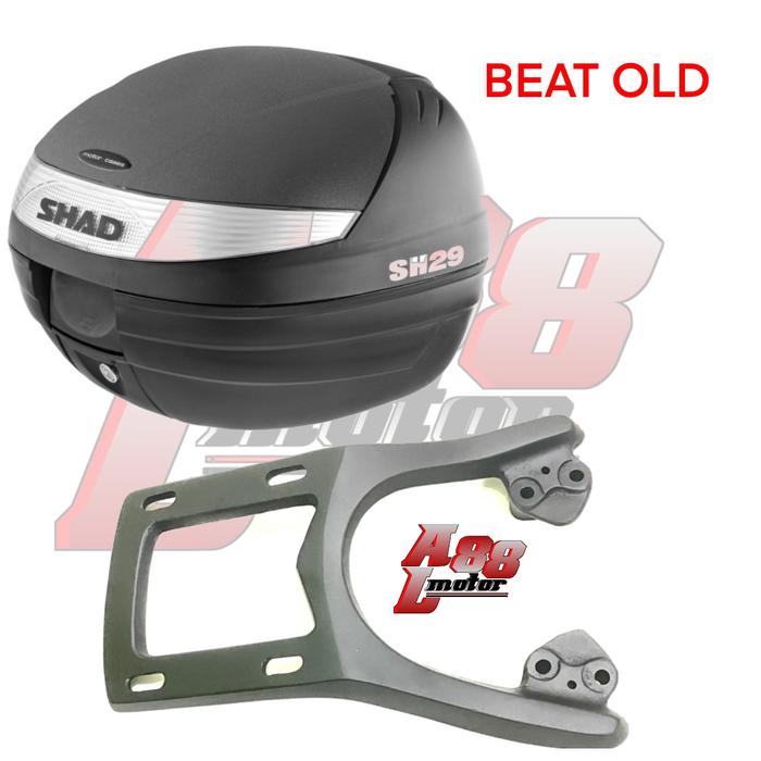 Gambar PAKETAN BOX SHAD SH29 DAN BREKET BOX BEAT KARBU BEAT FI/STREET SCOOPY - PAKET BEAT OLD dari AL MOTOR-88 undefined Tokopedia