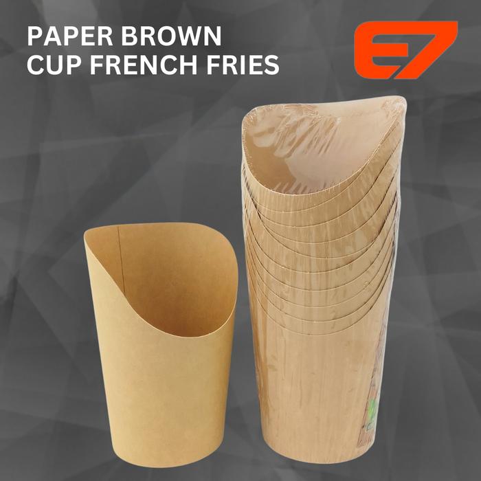 Jual Paper Cup French Fries - Lunch Box Kertas Take away Snack Box ...