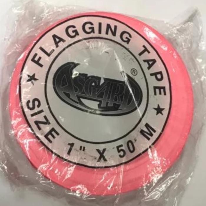 Gambar flaging tape / pita survey  uk 1" x 50mtr pita penanda safety - Merah Muda dari Harapan safety undefined Tokopedia
