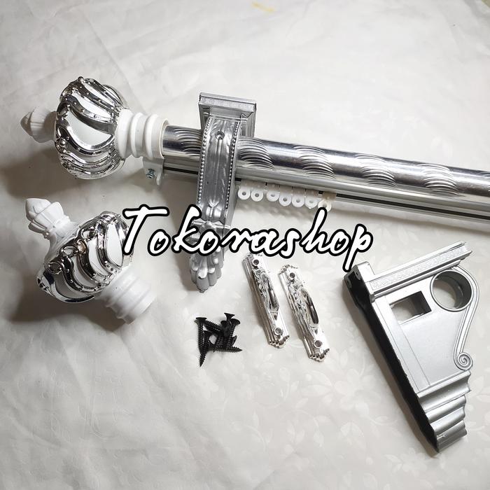 Gambar satu set tiang gorden NB Princess - Putih, 60 dari tokora_shop undefined Tokopedia