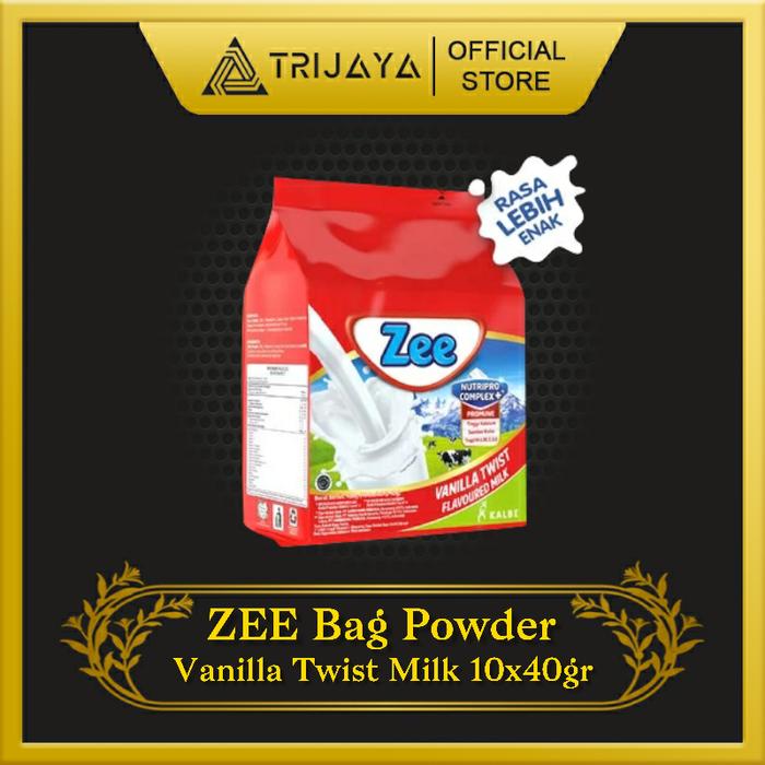 Gambar ZEE BAG POWDER 400 GR ( VANILA / COKLAT 10X40GR ) - SUSU ANAK 3-12 THN - Vanila, ECO PACK dari TRIJAYA undefined Tokopedia