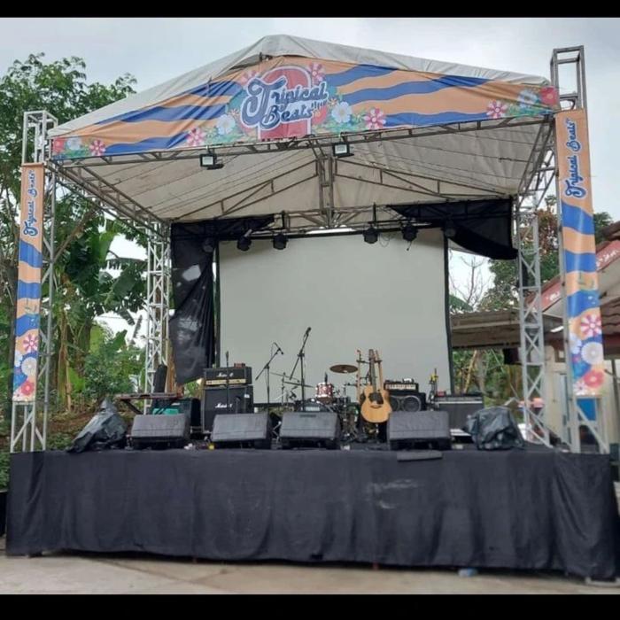 Gambar Sewa Panggung Semi Rigging 6 x 4 dari JERSYMUSIC undefined Tokopedia