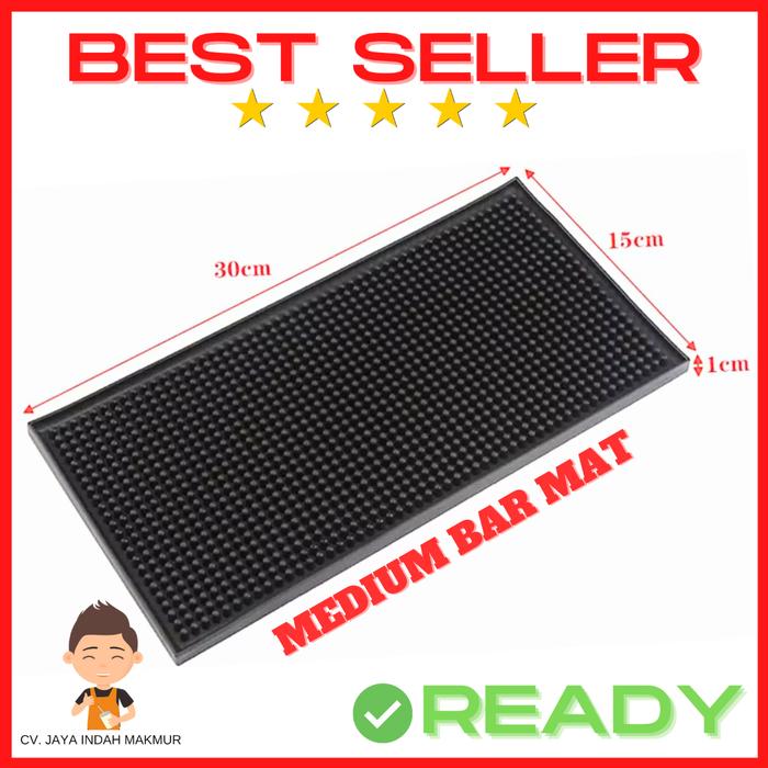 Gambar Bar MAT Bartender Rubber Anti Slip / Tatakan Gelas / Alas Meja Dapur - MEDIUM dari Jaya Indah Makmur Tokopedia undefined Tokopedia