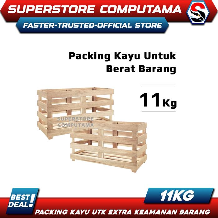 Gambar Packing Kayu untuk Berat Barang 11 KG dari SuperStore Computama undefined Tokopedia