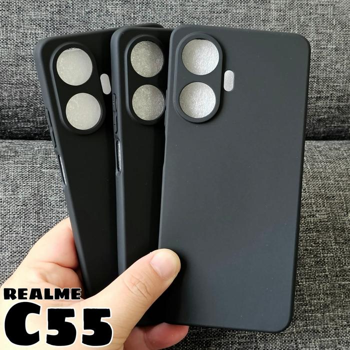 Gambar Soft Case Realme C55 Case Black Premium Quality - Realme C55 dari FIDS STORE_NEW undefined Tokopedia