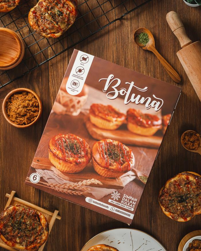 Gambar Roti Abon Tuna | Oleh-Oleh Khas Jakarta - Kemasan biasa dari Botuna Bakehouse undefined Tokopedia