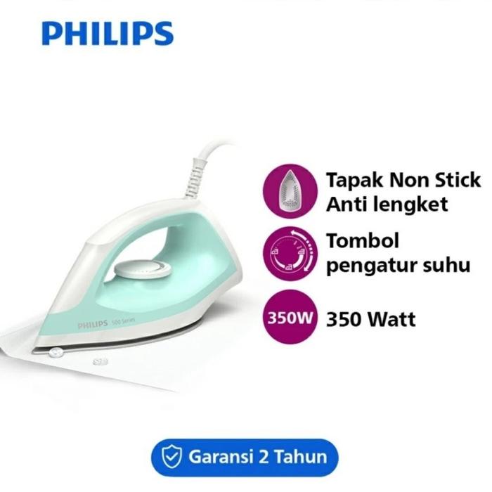 Gambar PHILIPS - Setrika Kering I Dry Iron DST0510 GARANSI RESMI - Hijau dari ELEKTROPEDIA undefined Tokopedia