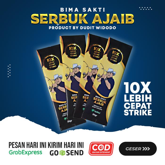 Gambar Bima Sakti Serbuk Ajaib Penguat Aroma Umpan Jitu Dari Om Dudit Widodo - 1 SERBUK AJAIB dari Moncer Go Store undefined Tokopedia