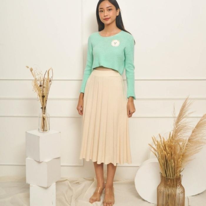Gambar Yuka Sweater - Light Green dari Exme Gallery undefined Tokopedia