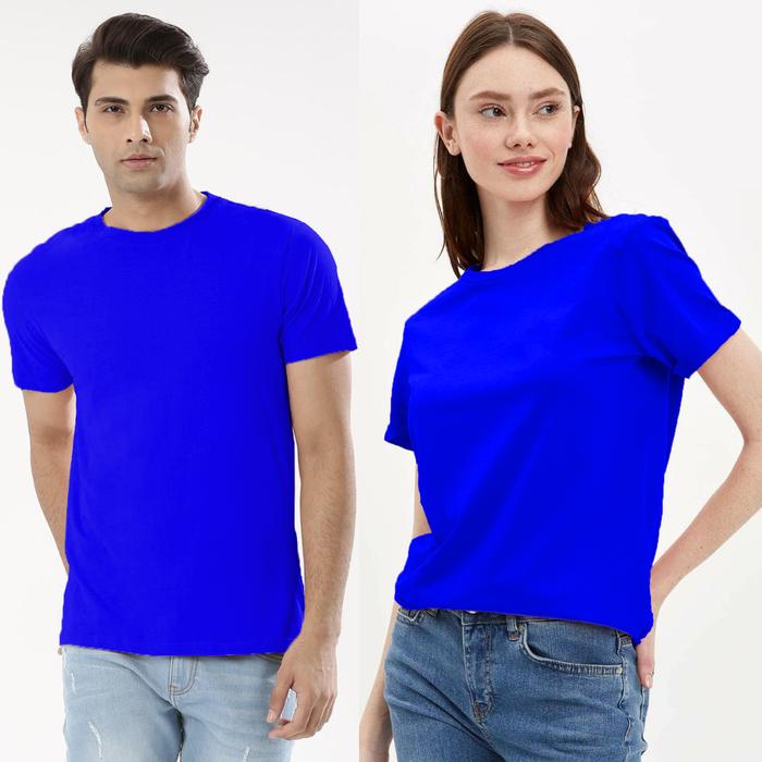 Gambar Kaos Polos Warna Benhur Atau Biru BCA Pria dan Wanita Lengan Pendek - Biru Benhur, XXXL dari MastahFashion undefined Tokopedia