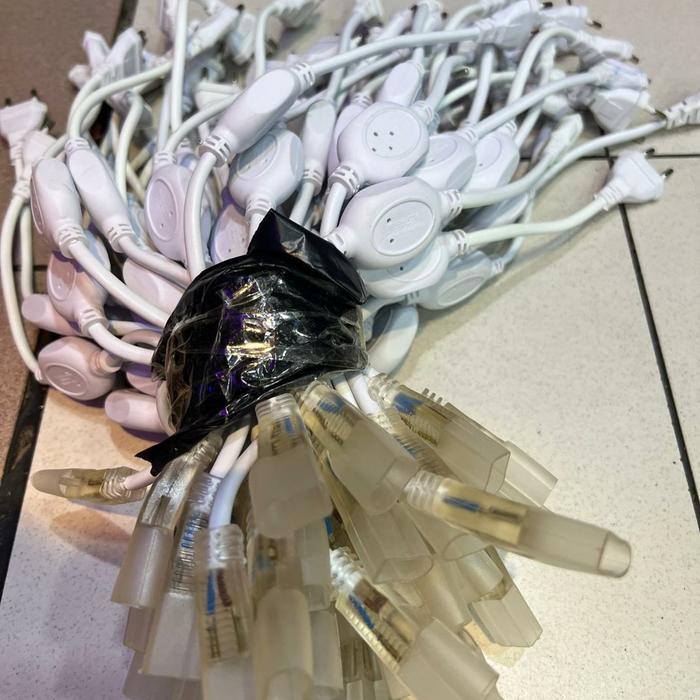 Gambar Lampu led selang neon flex 50m 50 meter 220v lampu led strip neon flex - soket neon flex dari Dunia lampu jakarta undefined Tokopedia