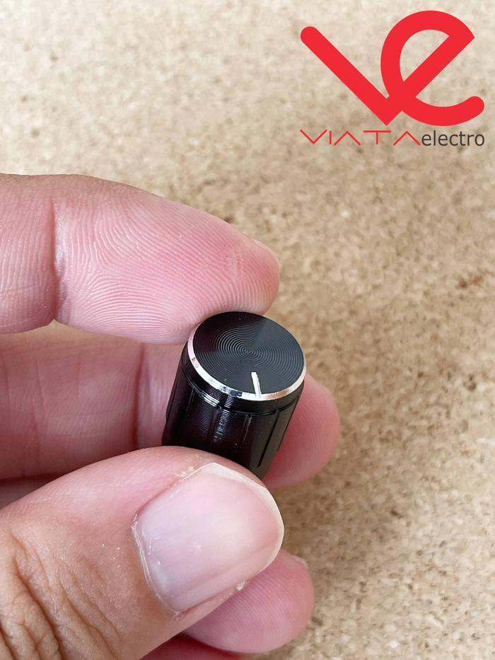 Gambar KNOP POTENSIO 14mm 20mm 40mm ALUMUNIUM KNOP POTENTIO 14 mm 20 mm 40 mm - 14mm dari VIATAelectro undefined Tokopedia