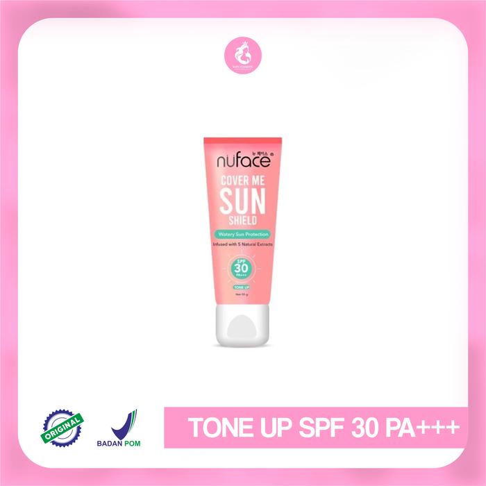 Gambar NUFACE COVER ME SUN SHIELD SPF 30PA++/SPF 30++ TONE UP/SPF 50PA++ 50G cream - SPF 30 TONE UP dari RatuCosmetic8 undefined Tokopedia