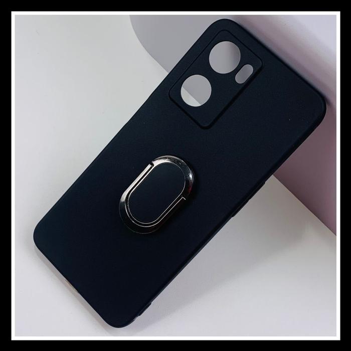 Gambar REALME NARZO 50 5G MACARON LIST RING ORIGINAL SOFT CASE COVER CAFELE - HITAM-RING, R.NARZO 50 5G dari Original Shop Nillkin undefined Tokopedia
