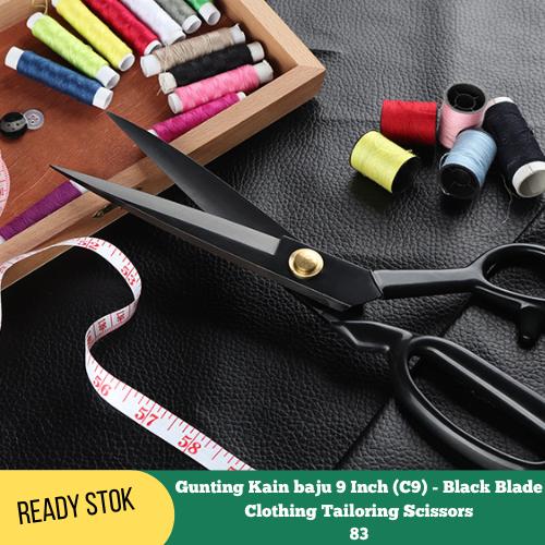 Gambar Gunting Kain baju stainless Besar Warna black 9 " Inch dari aneka multi undefined Tokopedia