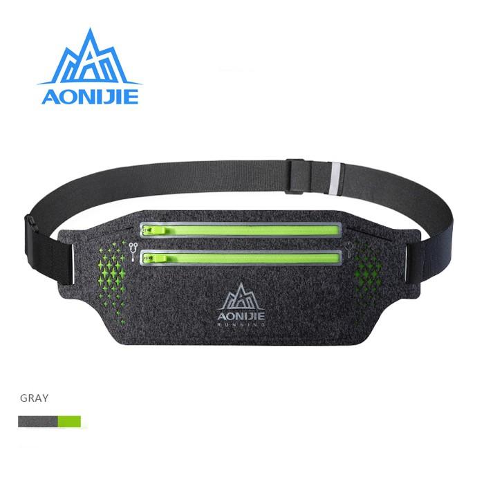 Gambar AONIJIE Tas Pinggang Lari Running Waist Bag W946 ORIGINAL TERMURAH - Abu-abu dari Peebee Store undefined Tokopedia
