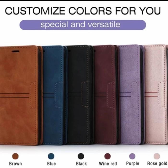 Dompet S20 Leather Case Samsung Suction Cup Case For Samsung Galaxy S21+  Leather Flip Cover For