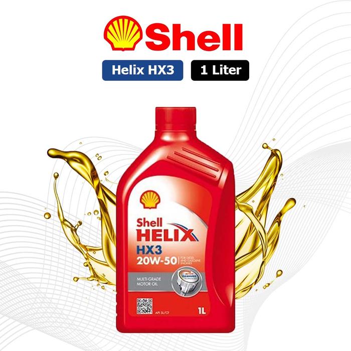 Gambar Oli helix ultra, hx3, hx5, hx6 1 liter shell - Hx3 20w-50 dari Celtic Tech undefined Tokopedia