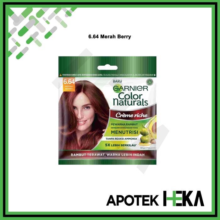 Gambar Garnier Color Naturals Express Cream / Ultra Color Sachet - 6.64 Red Berry dari Apotek Heka Bandung undefined Tokopedia