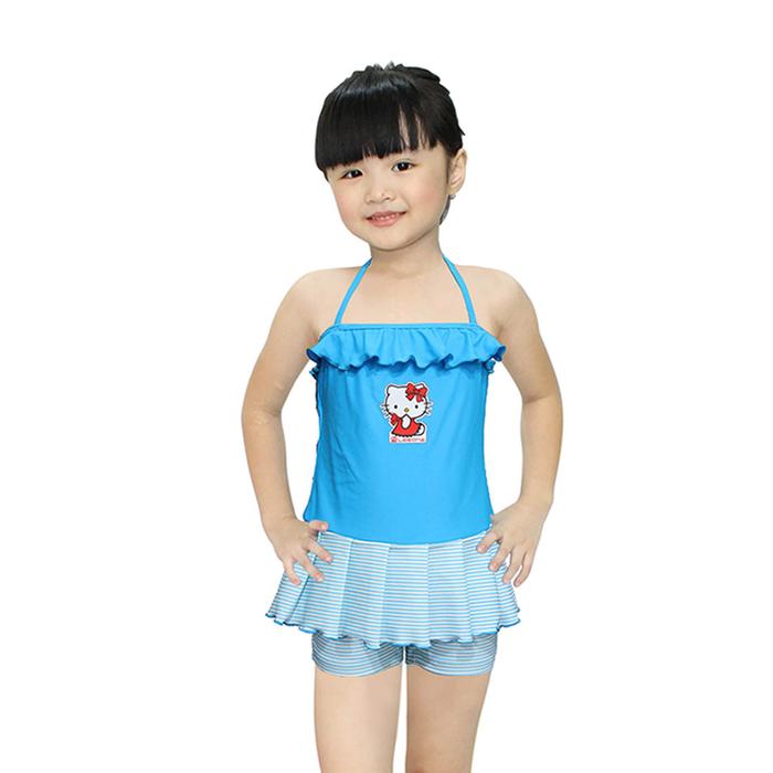 Gambar Lasona Terusan Renang Rok Anak Perempuan TRDP-D3231J-L0587 - Blue2, 10 dari LasonaIndonesia undefined Tokopedia