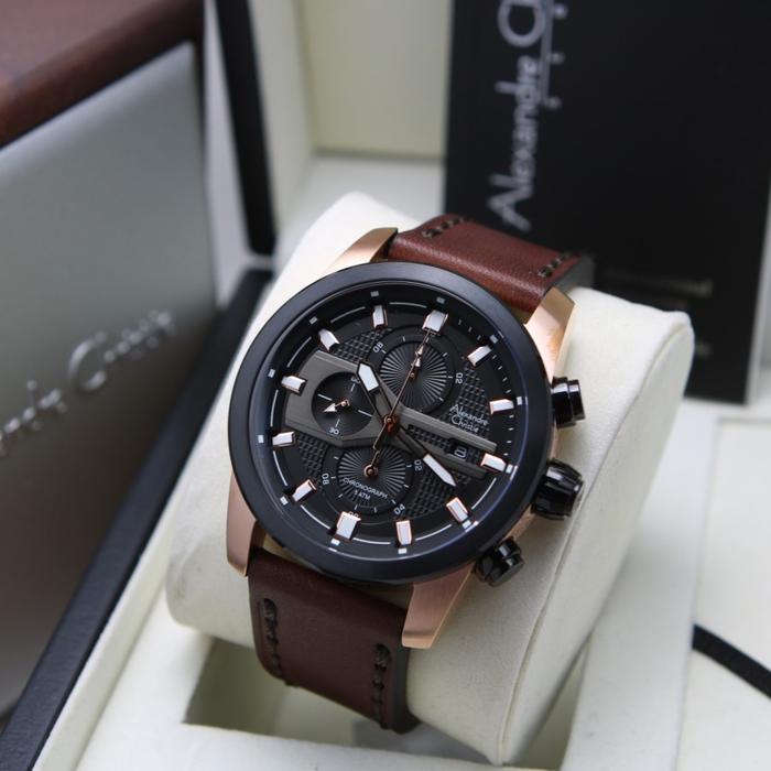 Gambar Jam Tangan Pria Alexandre Christie AC 6562 6270 MCL Original - BROWN RG BLACK dari Watch Volution undefined Tokopedia