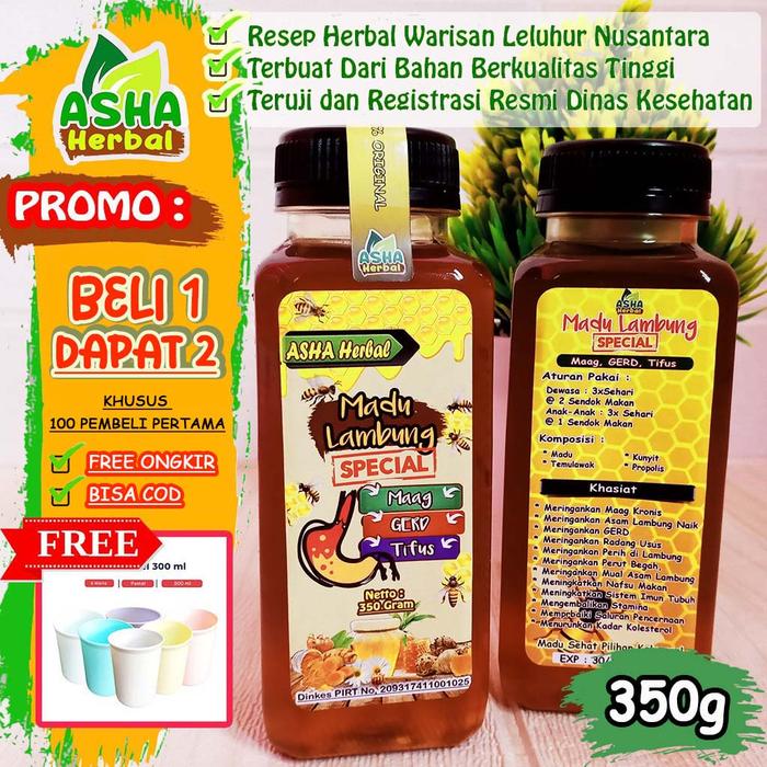 Gambar Madu Freshmag Asli Original I MADU SPESIAL LAMBUNG 350g Beli 1 Dapat 2 - LAMBUNG SPESIAL dari CV ASHA Indonesia undefined Tokopedia
