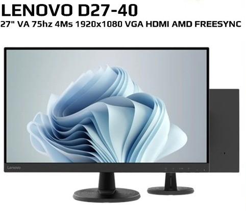 Jual Monitor Lenovo D27-40 27 Inch Lenovo [FULL HD,AMD Freesync ...