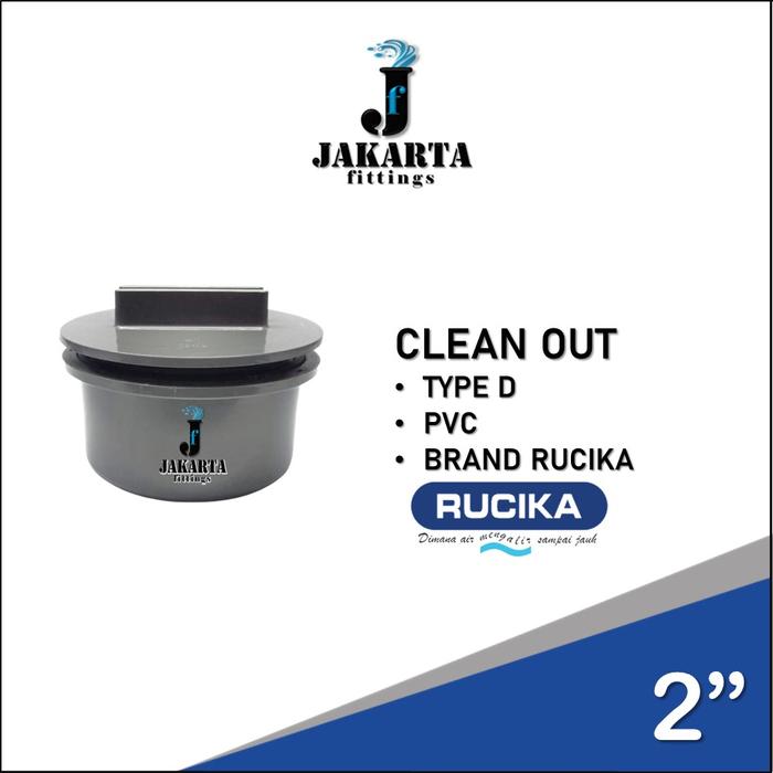 Gambar Clean Out PVC Type D Size 2" Sampai Dengan 4" - SIZE2" dari JAKARTA Fittings undefined Tokopedia
