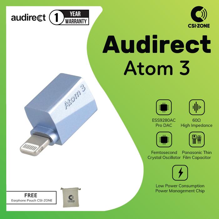 Gambar Audirect Atom3 / Atom 3 Portable USB DAC / Amplifier - Lightning dari CSI-ZONE undefined Tokopedia