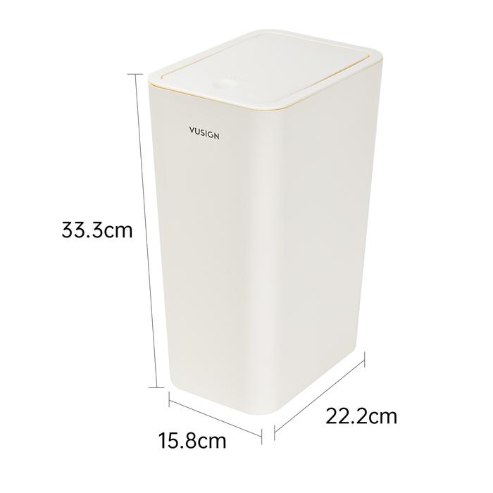 Gambar Vusign Trash Can Tempat Sampah Tertutup Ruang Tamu Kotak VS1108 VS1109 - Medium dari Deli Stationery Indonesia undefined Tokopedia