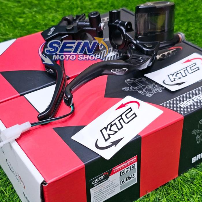 Gambar Master Rem Ktc Zen Ninja R15 Cbr kiri Manual Original Oval Aerox Vario - 1 Set dari Sein Motor Sport undefined Tokopedia