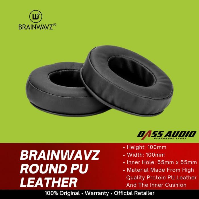 Gambar Brainwavz Round PU Leather Headphone Memory Foam Earpads/Earpad/Pad dari Bass Audio undefined Tokopedia
