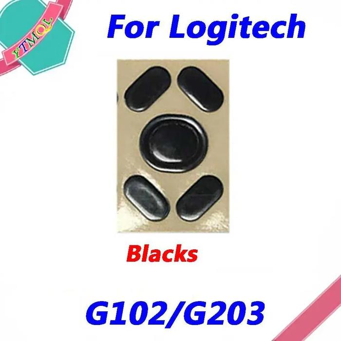 Gambar Mouse Feet Logitech G102 G203 G pro Prodigy Lightsync Rubber Alas kaki - Hitam dari Sinar Pratama Store 11 undefined Tokopedia