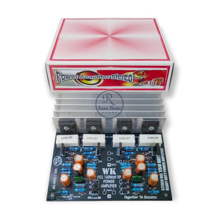 Jual Power Amplifier Stereo Ocl 150 Watt Lengkap Tip Final St