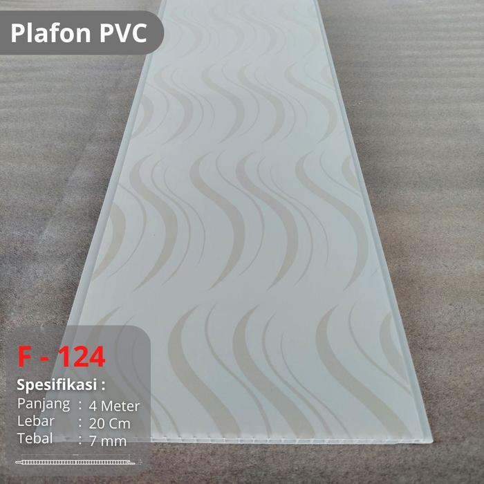 Gambar Plafon PVC /Lembar Panjang 4.m HUARUN sekelas sunda plafon - F - 124 dari juragan interindo undefined Tokopedia