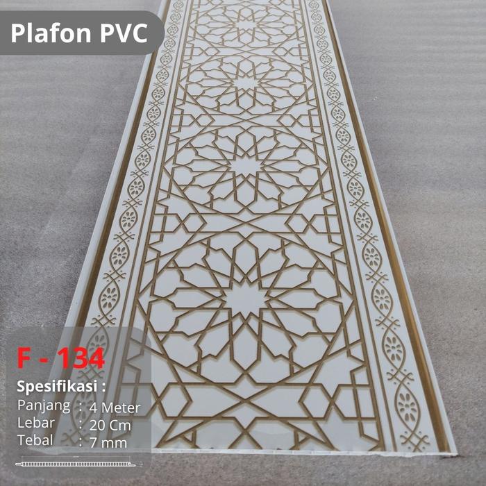 Gambar Plafon PVC /Lembar Panjang 4.m HUARUN sekelas sunda plafon - F - 134 dari juragan interindo undefined Tokopedia