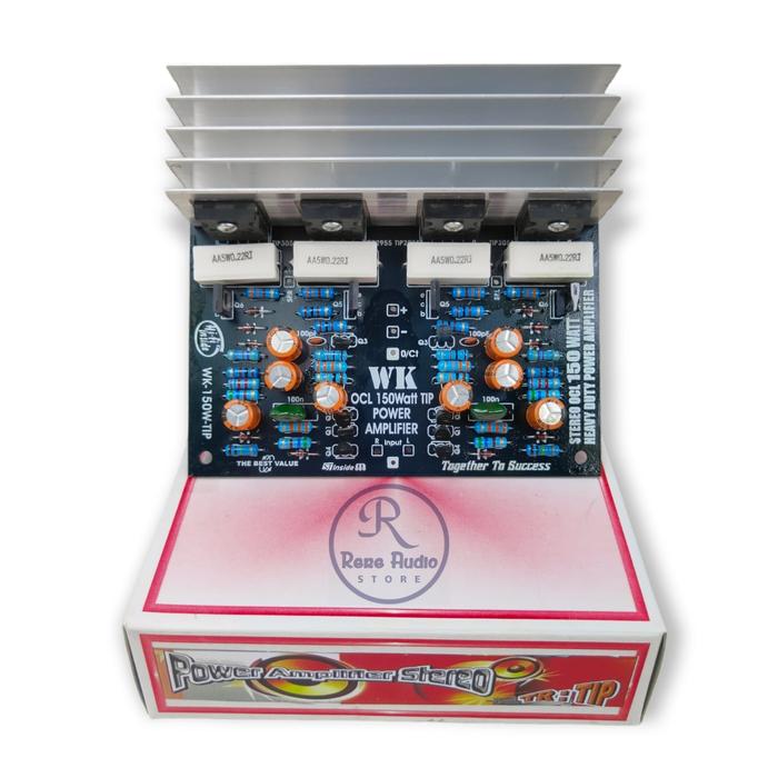 Jual Power Amplifier Stereo Ocl 150 Watt Lengkap Tip Final St