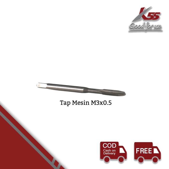 Gambar K55 Tap Mesin Machine / Taps HSS Metric HSS satuan - M3x0.5 dari MST TOOLS undefined Tokopedia