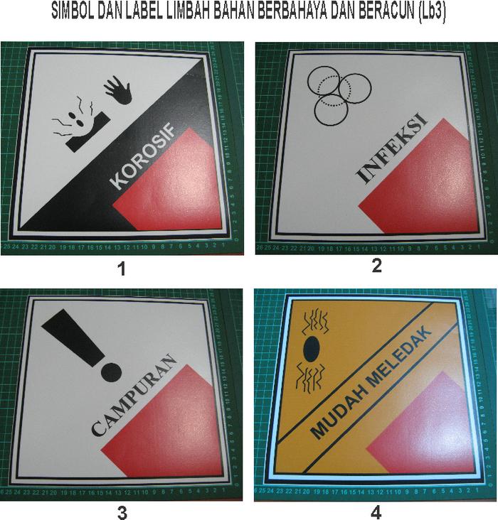 Jual Stiker Simbol/Label Limbah Bahan Berbahaya dan Beracun (LB3 ...