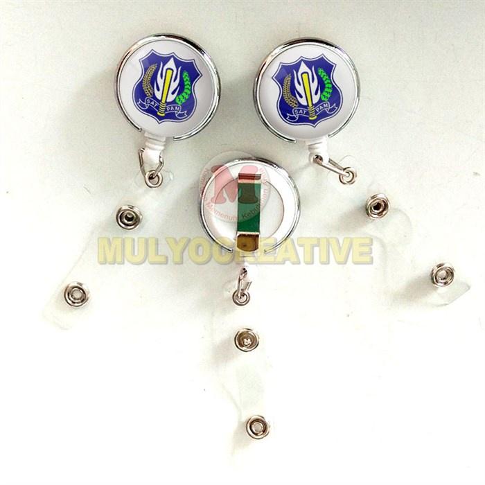 Gambar ID Card Yoyo Satpam Gantungan ID Card Holder Logo Satpam Security - Putih Ful Logo, Yoyo ID Card dari Mulyocreative co id undefined Tokopedia