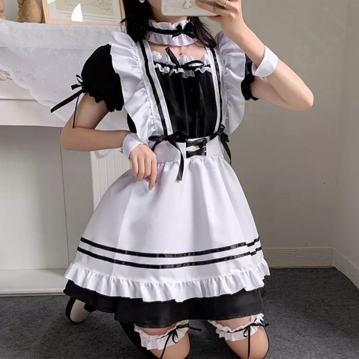 Gambar Baju Pembantu Cosplay Anime Maid Dress Uniform Girl Sexy Seragam Seksi - S dari Toko Sumber Rezeki undefined Tokopedia