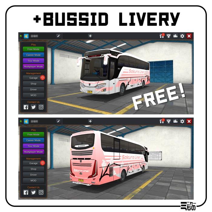 Gambar Diorama Papercraft Vehicle -MiniTrans Sakura Liner- - +BUSSID Livery dari MiniCar Mono undefined Tokopedia