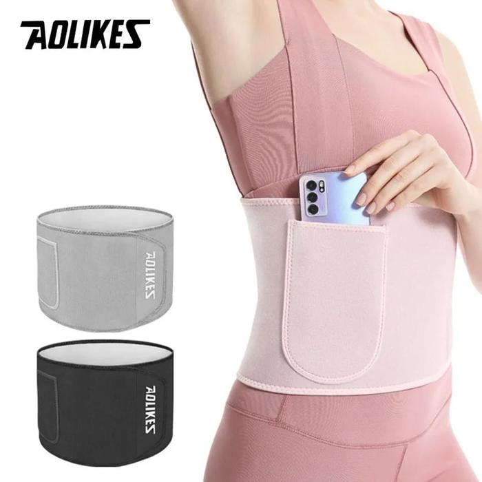 AOLIKES 7971 Sabuk Belt Gym Fitness Bodies Belt Safety PowerBelt Gym