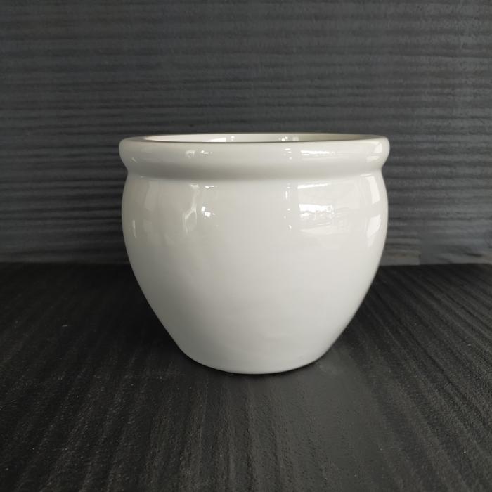 Gambar POT KERAMIK GENTONG MINI TYPE 2 - Putih dari UD 5758 STORE undefined 5 Tokopedia