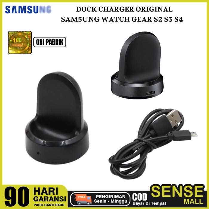 Gambar WIRELESS CHARGING DOCK SAMSUNG GALAXY WATCH S2/S3/S4 ORIGINAL SAMSUNG - ORI PABRIK dari Sense mall undefined Tokopedia