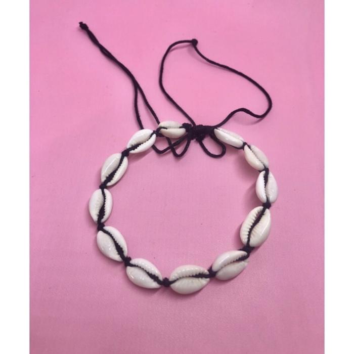 Gambar Gelang kaki Kerang bali | seashell bracelet - Gk bunga pink dari Puspania.Co undefined 5 Tokopedia