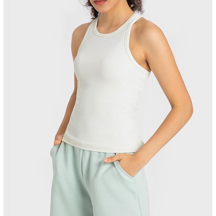 Gambar Dream Tops (non-padded) - atasan olahraga wanita gym yoga fitness - Camellia White, L dari Mind and Muscle undefined Tokopedia