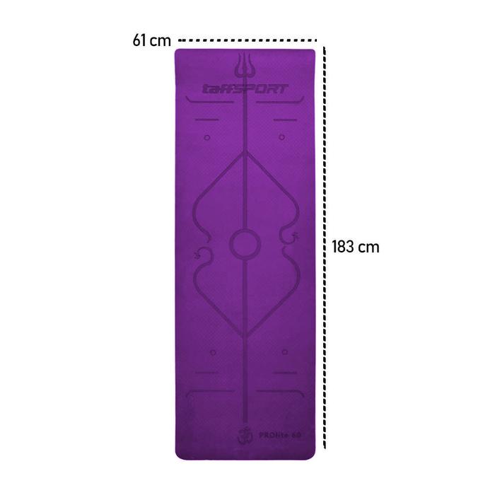 Gambar Yoga Mat 6mm TPE Anti slip | Pilates Senam Olahraga | Karpet Matras - Purple Yoga Mat dari Tjengkeh de Compostela undefined Tokopedia