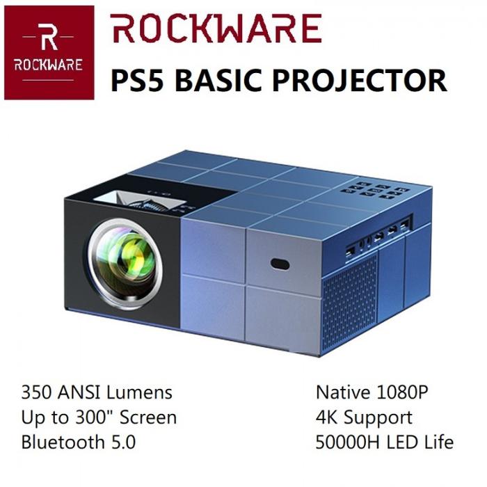 Gambar Proyektor PS5 BASIC Full HD 1080P Mini Home Projector 350 ANSI Lumens - Grey dari pinkshop07 undefined Tokopedia
